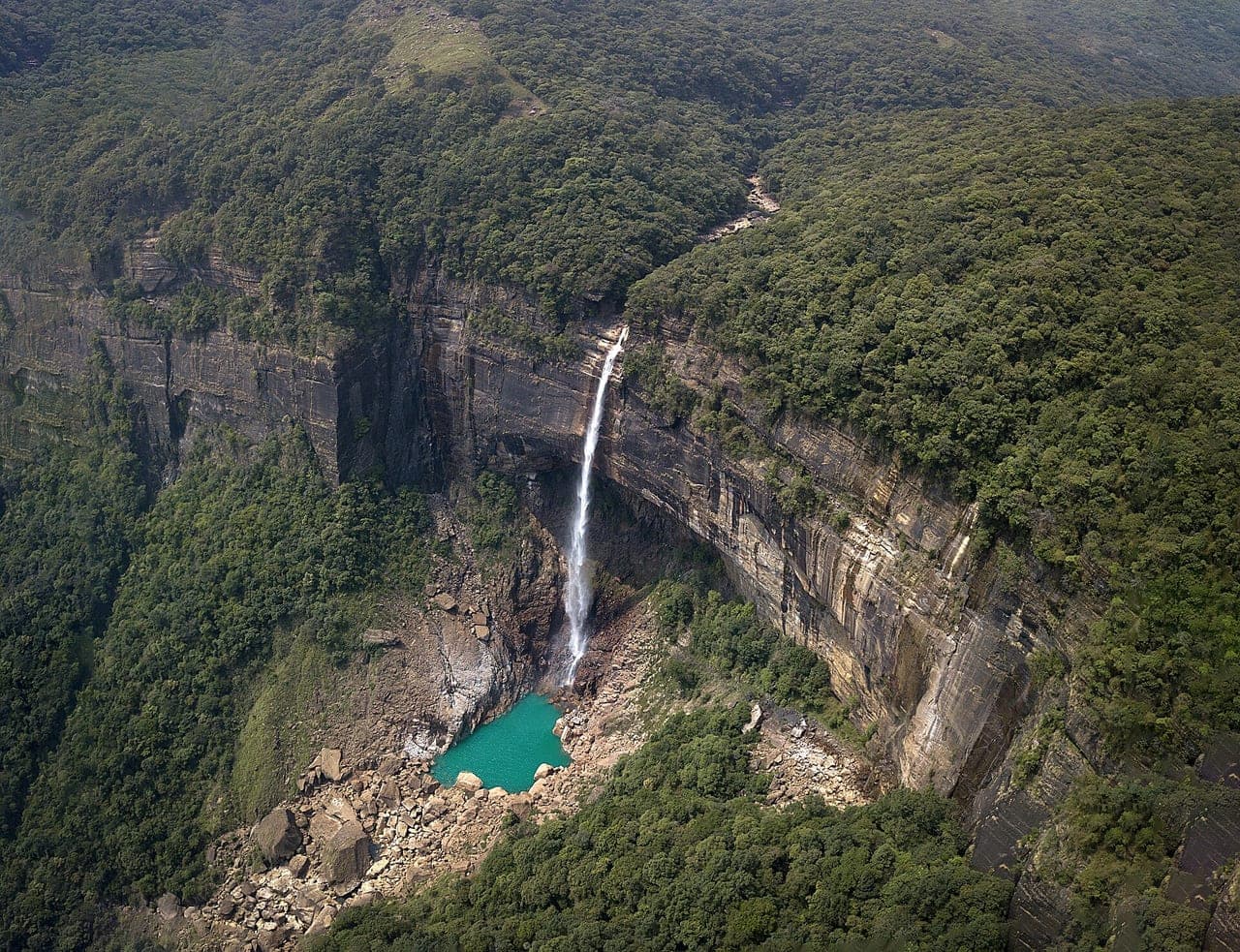 Nohkalikai Falls, Cherrapunji