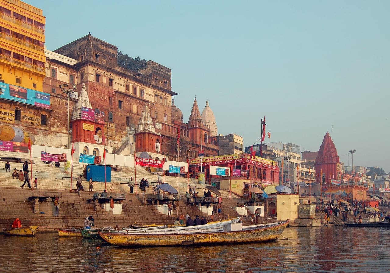 Ahilyabai Ghat on the Ganges, Varanasi
